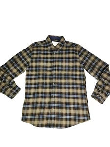 Weatherproof Vintage Flannel Shirt Mens Medium Boho Cottagecore Long Sleeve - Picture 1 of 6