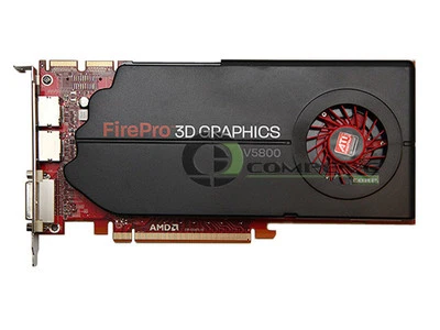 ATI FirePro V5800 1GB PCIe x16 Video Graphics Card HP 608888-001 608530-002 - Image 1 of 2