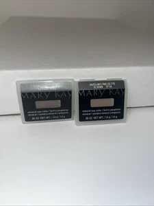 Menge 2 Neu im Paket Mary Kay Mineral Augenfarbe Zinnober & Haselnuss - Bild 1 von 4