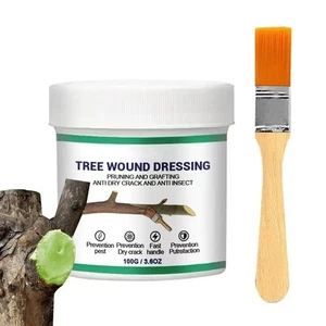 Pflanzenveredelung Astversiegelung Bonsai Schnitt Wundpaste Baum Reparaturmittel mit Pinsel - Bild 1 von 7