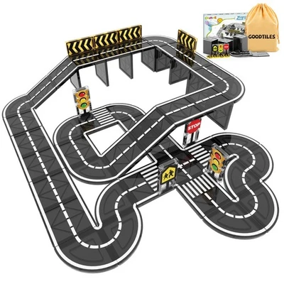 Magnetic Tiles Road Expansion Set, STEM Magnetic Building Blocks for Kids Age... - Image 1 of 4