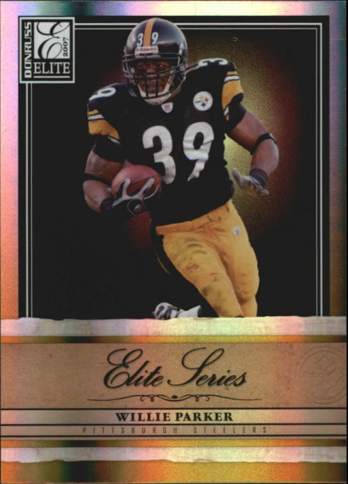 2007 Donruss Elite Series Gold #14 Willie Parker /1000 - FB - Image 1 of 1