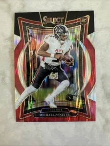 2024 Select Rookie Michael Penix Jr. (RC) #110 Black & RED Color Mtch Prizm🔥 - Picture 1 of 6