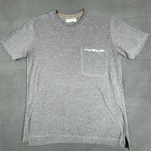 Greater Good Shirt Mens Large Gray Pocket Crewneck Casual Soft Cotton Tee Top - Picture 1 of 10