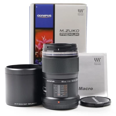 Olympus M. Zuiko Digital 60mm 2.8 Macro ED MSC Lens From Japan [Top Mint] #210AA - Image 1 of 4