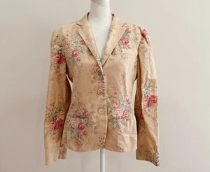 Vintage Ralph Lauren Blazer Womens 8 Floral Cottagecore Jacket - Picture 1 of 11