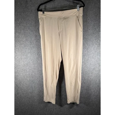 Pantalones al tobillo Athleta Brooklyn para mujer talla 10 tostados informales ligeros Foto 1 de 4