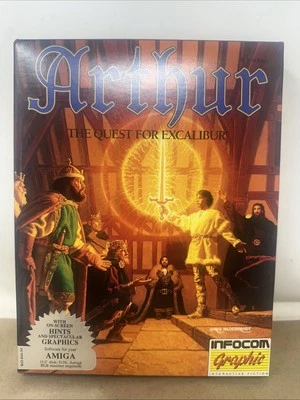 Arthur The Quest for Excalibur Commodore Amiga Game on 3.5" disk - Image 1 of 4