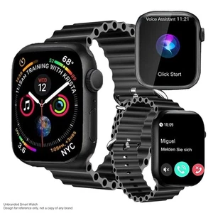 Bluetooth Smart Watch Men Women Compatible with Android IOS Phones Smartwatch - Picture 1 of 15