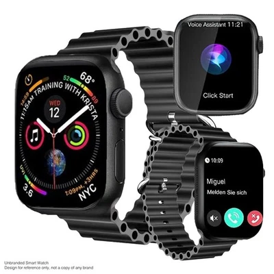 Bluetooth Smart Watch Men Women Compatible with Android IOS Phones Smartwatch - Image 1 of 4