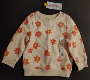 NWT - Cat & Jack - Girls - 18 Months - Long Sleeve Shirt - flowers - Picture 1 of 6