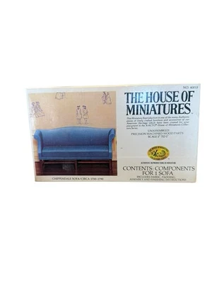Дом миниатюр Chippendale диван набор винтажный No 40015 масштаб 1:12 - Изображение 1 из 4