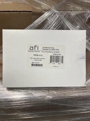 Tarjeta de rack de video AFI RRM-31C Fm Ex - 1300 nm MM Foto 1 de 2