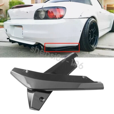 Glossy Rear Bumper Splitter Spoiler Diffuser Canards For Honda S2000 2000-2009 - Image 1 of 4