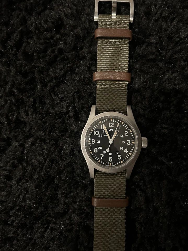 HAMILTON CAQUI MECÁNICO DE CAMPO 38 MM Foto 1 de 4