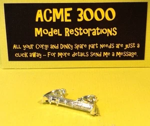 Batman Corgi 267 Batmobile - Tablero de control de Chrome Repro de reemplazo - Imagen 1 de 1