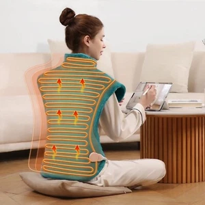 MaxKare Large Heating Pad for Back and Shoulder- 4 Heat Settings & Auto-Off NIB - Picture 1 of 9