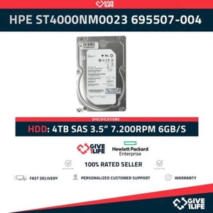 HPE ST4000NM0023 4TB HDD SAS-2 3.5" 6GB/S 7.2K - Afbeelding 1 van 7