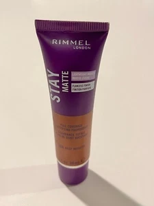 3 PACK RIMMEL STAY MATTE FUNDATION #506 DEEP NOISETTE  1 FL.OZ EA 3 FL.OZ TTL - Picture 1 of 2