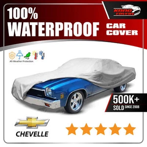 Chevy Chevelle 6 layer Car Cover Water Proof In Out door Rain Snow UV Sun Dust - Picture 1 of 11