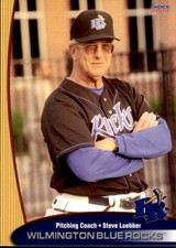 2008 Wilmington Blue Rocks Choice #28 Steve Luebber Joplin Missouri MO Card