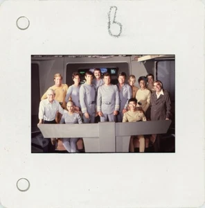 Star Trek The Motion Picture original 1979 35mm slide Kirk Cast Wise Roddenberry - Picture 1 of 2