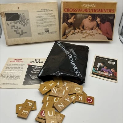 1975 Scrabble Crossword / Dominoes Tile Game Complete NIB Vintage  - Image 1 of 4