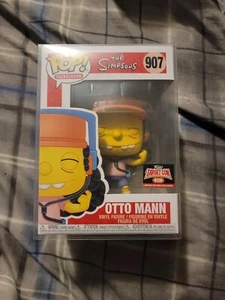 The Simpsons Otto Mann Funko Pop w/ protector  - Picture 1 of 3