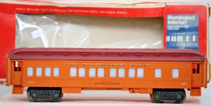 VINTAGE LIONEL O Illuminated Minneapolis Milwaukee Road Passenger Car#6-9511 - Picture 1 of 8