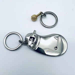 PORSCHE KEY CHAIN GOLF SPORT FUNNY VINTAGE DEALER ZENTRUM 911 912 914 356 NICE  - Picture 1 of 8