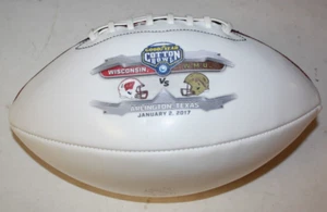Wisconsin Badgers 2017 Big 10 Cotton Bowl Full size commerative Football - Picture 1 of 4