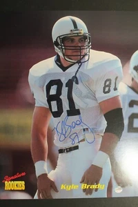 Kyle Brady Penn State Jets Patriots Autographed 1996 8x10 Signature Rookies  - Picture 1 of 3