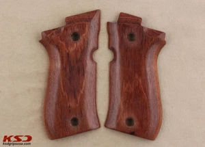 Empuñaduras de palo de rosa compatibles con Cheetah marca KSD Beretta 81F, 81 FS, 84 F, 84 FS, 84 - Imagen 1 de 1
