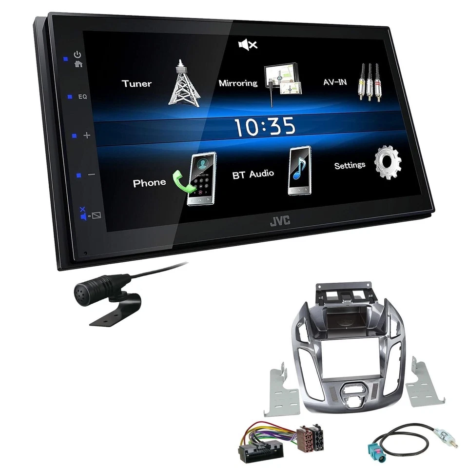 JVC Radio 2 DIN Bluetooth für Ford Tourneo Transit Connect Nebula ohne Display - Bild 1 von 4