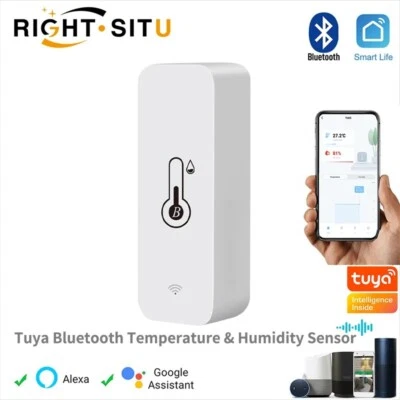 Tuya WiFi Zigbe Temperature Humidity Sensor Thermometer Hygrometer Smart Home UK - Image 1 of 4