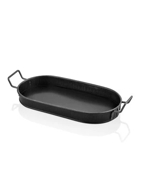 The Mia Black Oval Serving Tray (54 x 23 cm) - Image 1 of 2