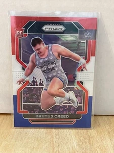 2022 Panini Prizm WWE Brutus Creed Red, White and Blue 144 Parallel RC Rookie - Picture 1 of 2