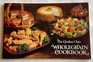 The Quaker Oats Wholegrain Cookbook Recipe Guide Booklet Vintage 1981 Cookies - Picture 1 of 7