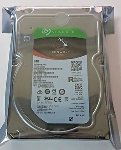 6 TB SATA Seagate IronWolf Pro ST6000NE0023 Nas 7200rpm 256MB 3.5 " HDD New - Picture 1 of 1
