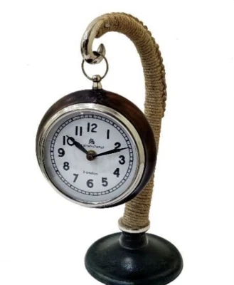 Decorative  Table Clock 49 Bond Street London Home Decor Desk & Table - Image 1 of 4