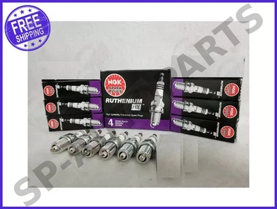Set of 6 NGK RUTHENIUM HX Spark Plugs LTR6BHX 90495  - Image 1 of 2