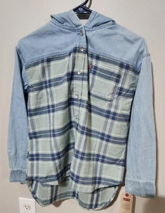 NWT! Youth Levis Button Up Hoodie, Large 12-13 Years old - Picture 1 of 3