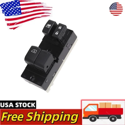 Window Switch For 07-20 Nissan Frontier Suzuki Equator Extended Cab Front Left - Image 1 of 4