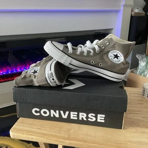 *NEW* Unisex CONVERSE Chuck Taylor All Star Canvas HIGH Taupe Brown (A08581F) - Picture 1 of 5