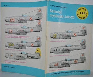 Yak-23 Fighter Polish Profile Typy Broni i Uzbrojenia ?112 - Bild 1 von 2