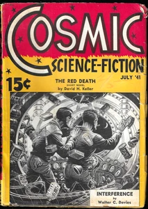 COSMIC STORIES #3, July 1941 - The Red Death, by David H. Keller - Imagen 1 de 4