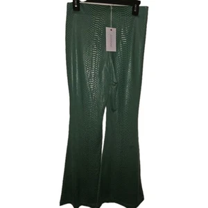Adrienne The Green Mamba Tracie Hose Größe Large Kunstschlangenhaut - Bild 1 von 6