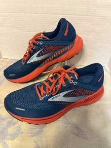 Brooks Adrenaline GTS 22 Herren Laufschuhe Größe 10,5 D blau orange gepolstert - Bild 1 von 15