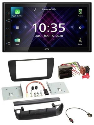 JVC DAB 2DIN MP3 Bluetooth USB Autoradio für Mercedes A-Klasse W176 2012-2018 CL - Bild 1 von 4