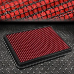 FOR 4RUNNER/TUNDRA/GX470 4.7L RED REUSABLE ENGINE FLOW AIR FILTER INTAKE PANEL - Picture 1 of 6